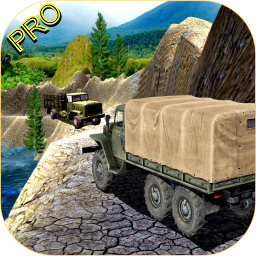 Army Cargo transport truck Pro Icon
