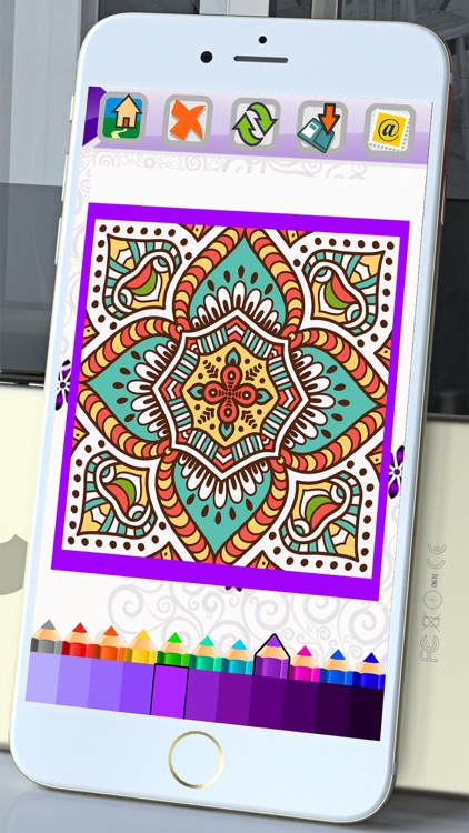 Mandala Coloring Book Adults Calm Color Therapy screenshot-0