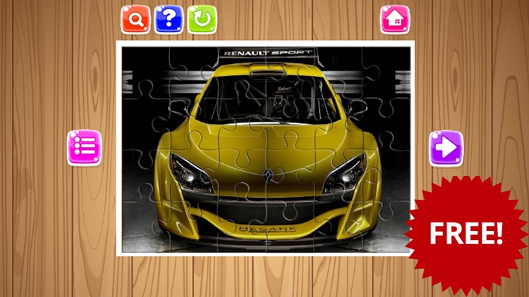 Sport Cars Jigsaw Puzzle Game For Kids and Adults screenshot-3