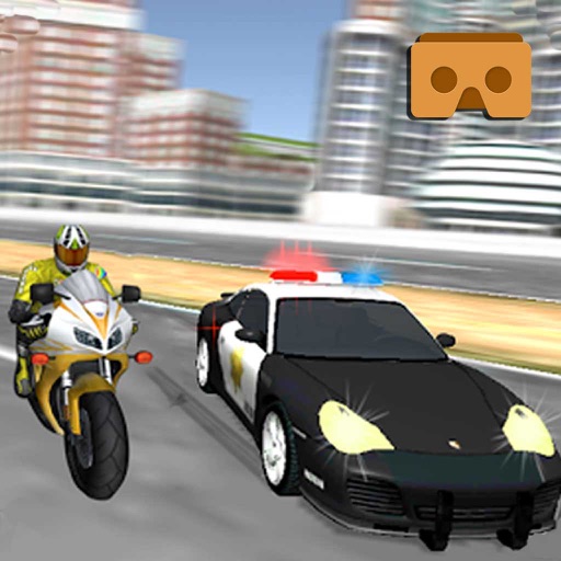 VR Police Helicopter Vs Motorbike Thief Fight Icon
