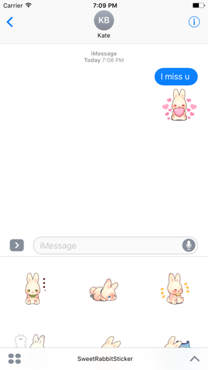 Sweet Rabbit Sticker(圖1)-速報App