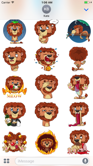 King Leo - Stickers for iMessage(圖3)-速報App