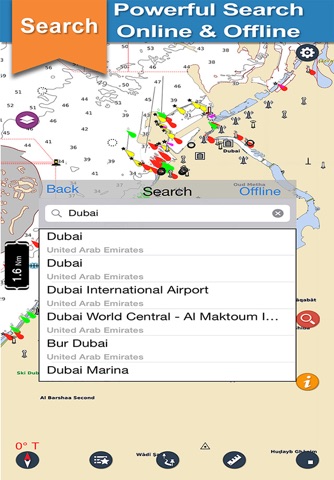 Boating Dubai Nautical charts screenshot 3