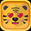Cute Tiger Stickers - Cute Tiger Emojis