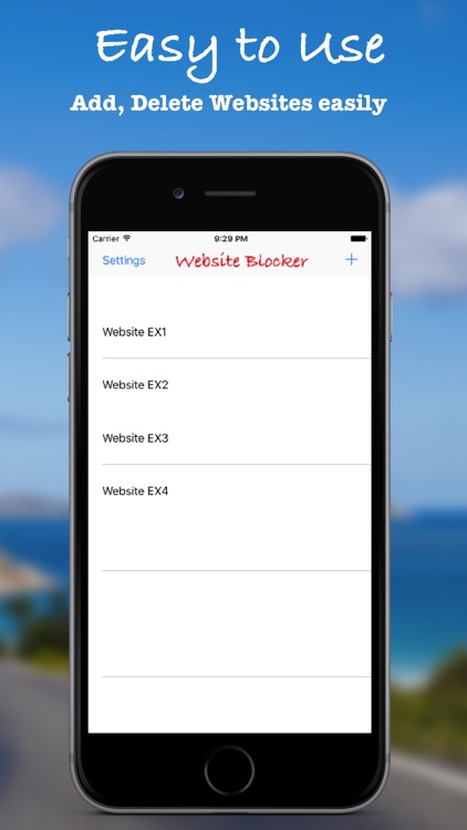 Website Blocker - Block unwanted sites in Safari
