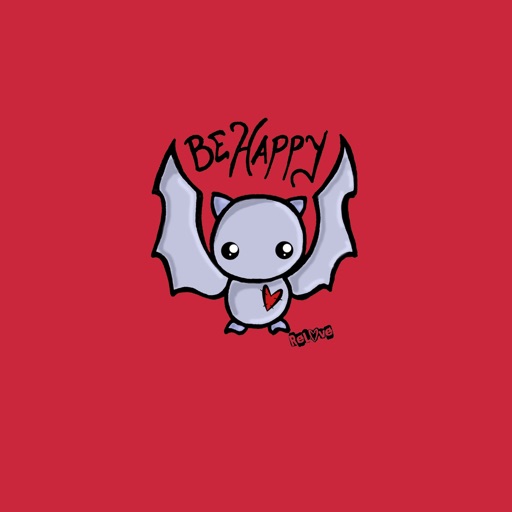 Be Happy - Redbubble sticker pack icon