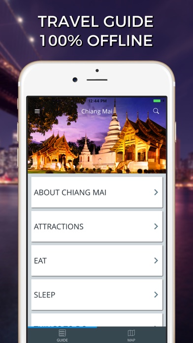 How to cancel & delete Chiang Mai Travel Guide with Offline Street Map from iphone & ipad 1