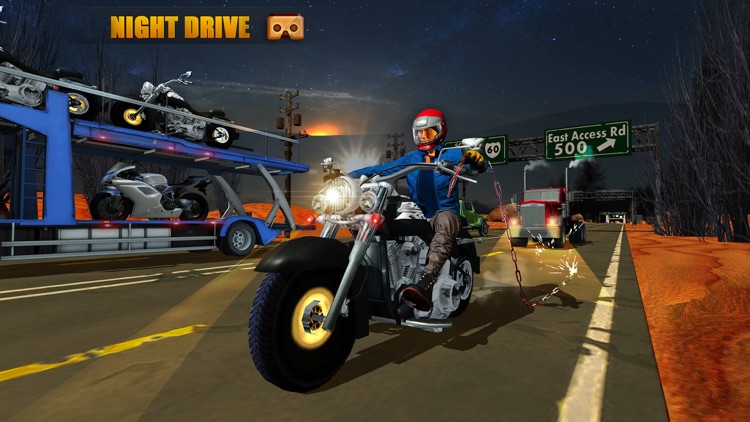 VR Highway Moto Bike Racer screenshot-4