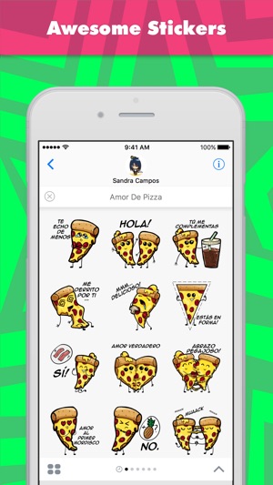 Stickers Amor De Pizza de Xelidhean