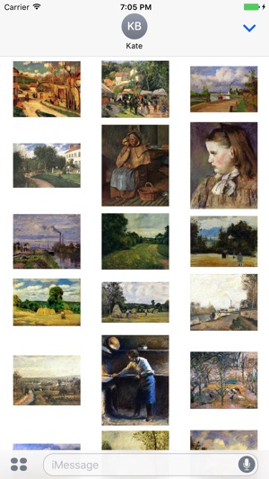 Camille Pissarro Paintings for iMessage(圖2)-速報App