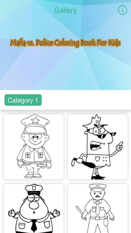 Mafia vs Police Coloring Book For Kids