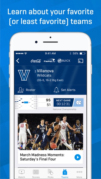 NCAA March Madness Live - Men's College Basketball screenshot-4