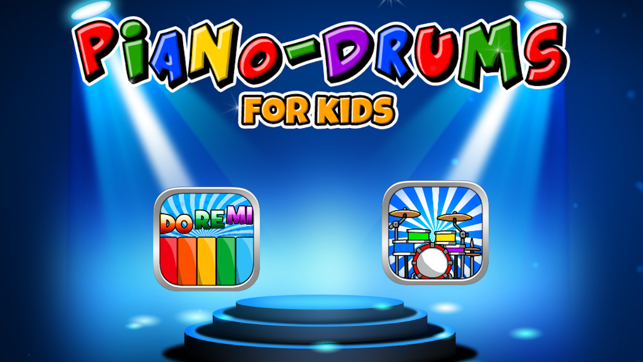 Piano & Drums for kids