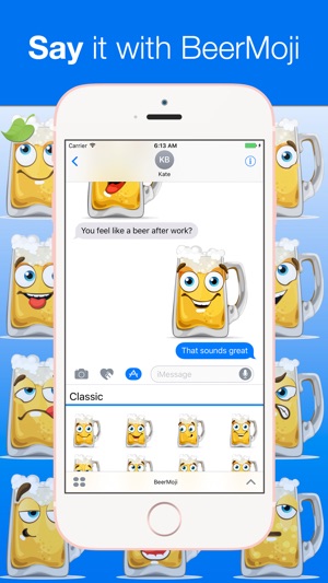 BeerMoji - Beer Glass Emoji & Stickers(圖1)-速報App