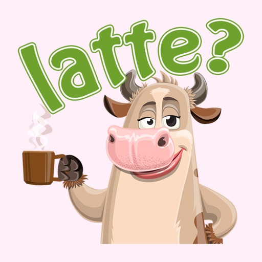 Crazy Cow Stickers iOS App