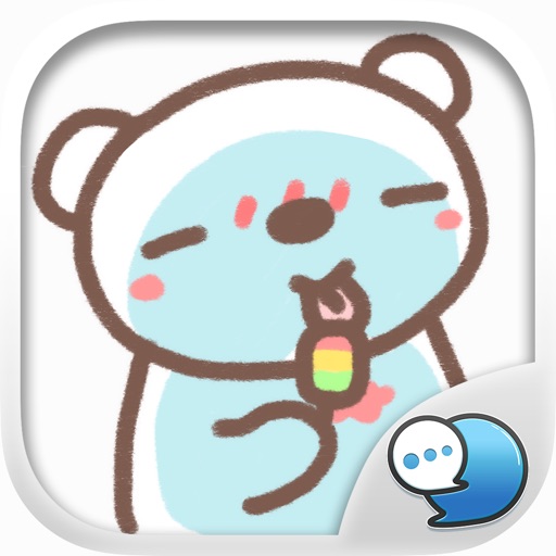 HereMhee Lovely Bear Stickers for iMessage Free Icon