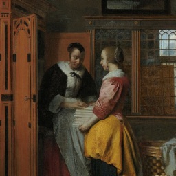 Pieter De Hooch Artworks Stickers