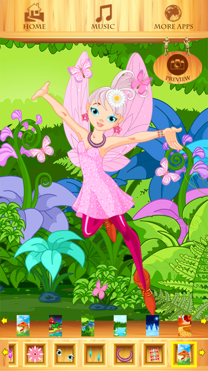 Dress Up Fairy Princess Game