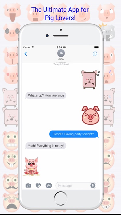 Pig Emoji - Cute Piggy Emojis Keyboard