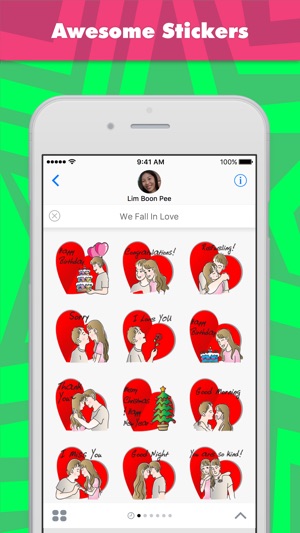 We Fall In Love stickers by wenpei(圖1)-速報App