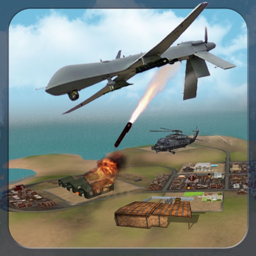 Real Drone Fighter Simulator : Air dash Attack iOS App