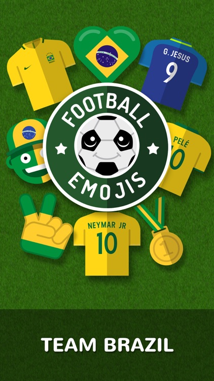 Football Emojis — Team Brazil
