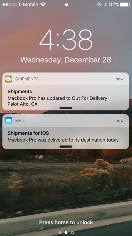 Shipments - Package Tracker