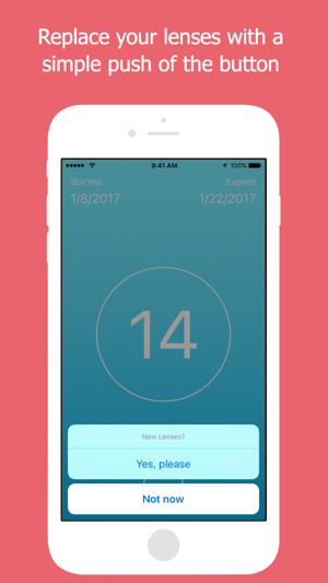 LensAlert - Contact Lens Reminder and Tracker(圖2)-速報App