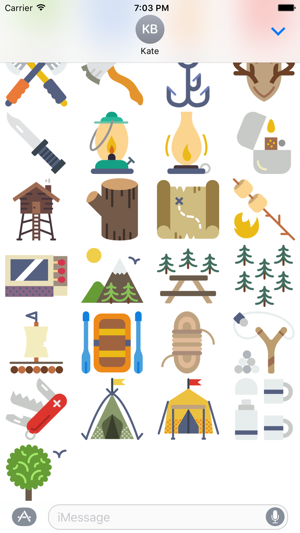 Outdoors Stickers - for Messages(圖2)-速報App