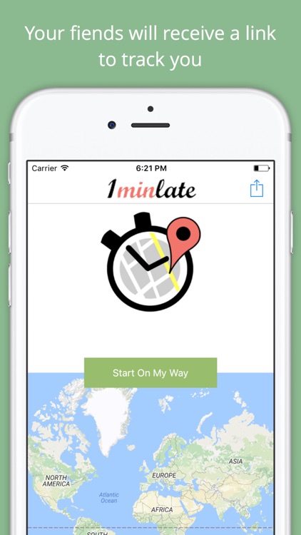 On My Way - Realtime GPS location