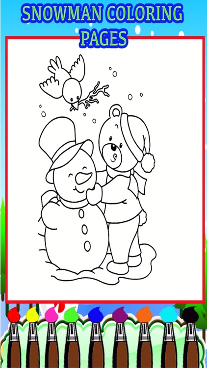 Snowman Coloring Pages For Kids