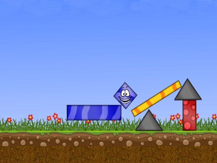 The Blue Blocks Saving - Kids Game