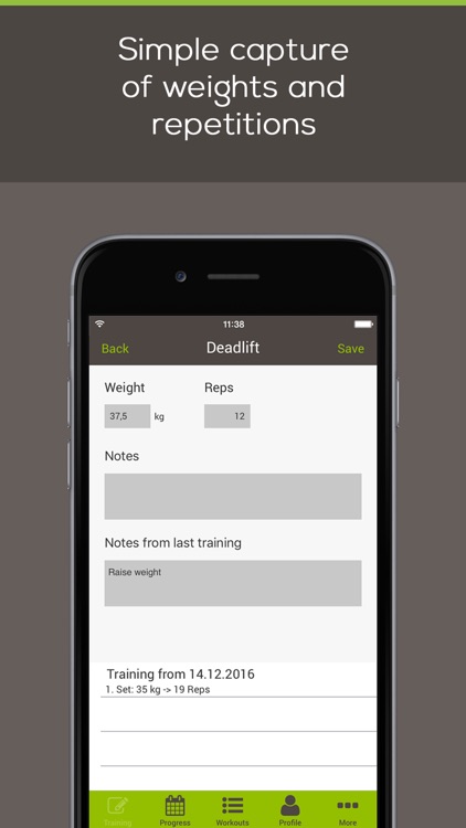 yourWorkout - your smart workout diary