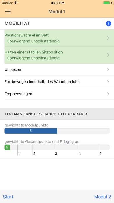 pflegegradrechner-ipad-screen-shot-1