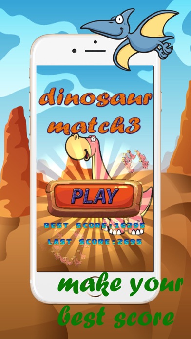 How to cancel & delete Dinosaur Match3 Games matching pictures for kids from iphone & ipad 1