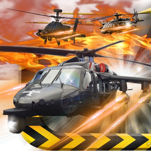 A Big Team Copter : Propellers In Flame icon