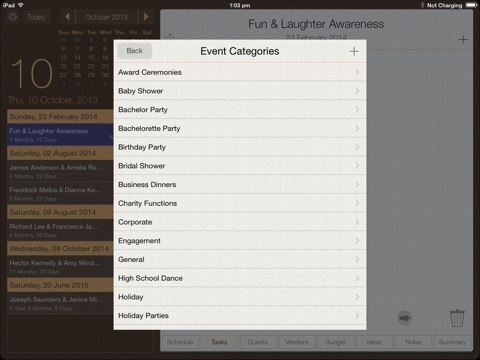 Event Planner screenshot 4