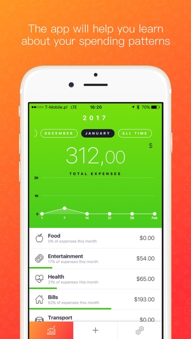 Blinq: Simple Expense Tracker Spendings Analytics screenshot 2