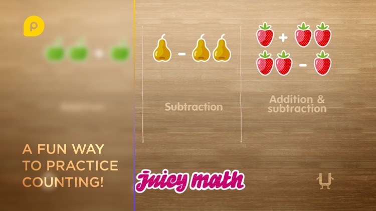 Juicy Math: addition and subtraction