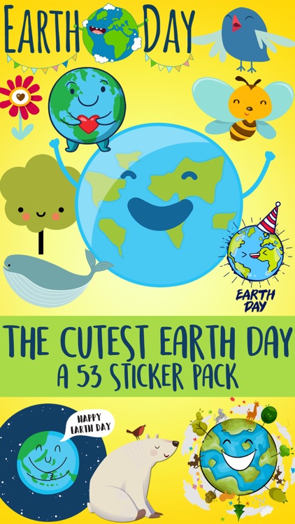 The Cutest Earth Day Sticker Pack