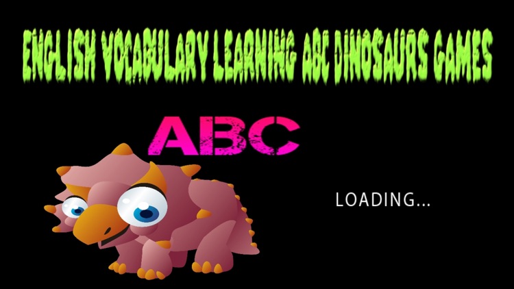 English Vocabulary Learning ABC Dinosaurs Games screenshot-4