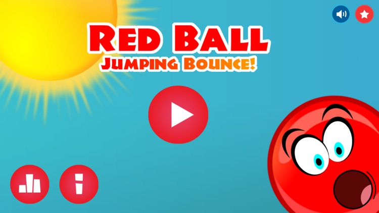 Red Ball Jumping Bounce