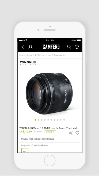 Camfere Photography Gear Store screenshot-3