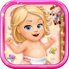 Baby Girl Care Story - Family & Dressup Kids Games