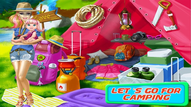 Family Going To Camping Kids Games