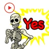 Skeleton Animated Stickers