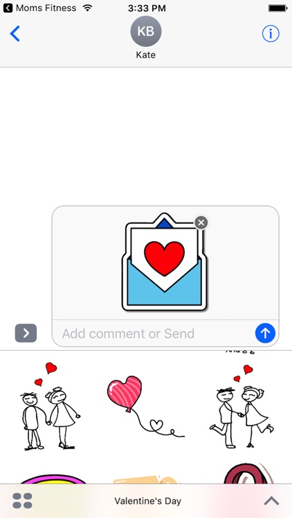 Cute - Valentine's Day Stickers
