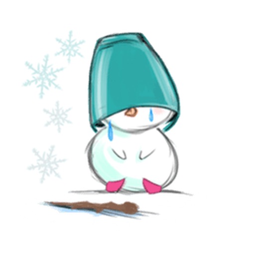 Xmas Of Lonely Snowman Stickers icon