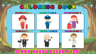 How to cancel & delete Occupation Coloring Book Page - Kids Learning Game from iphone & ipad 2