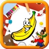 Coloring Kids Game Banana Version